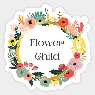 Flower Child Sticker